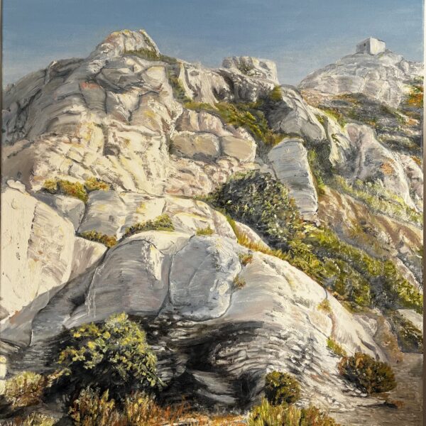 La lumière sur les rochers des Alpilles